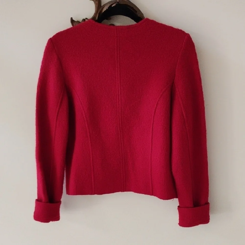 Red Wool Jacket - Picture 8 of 8